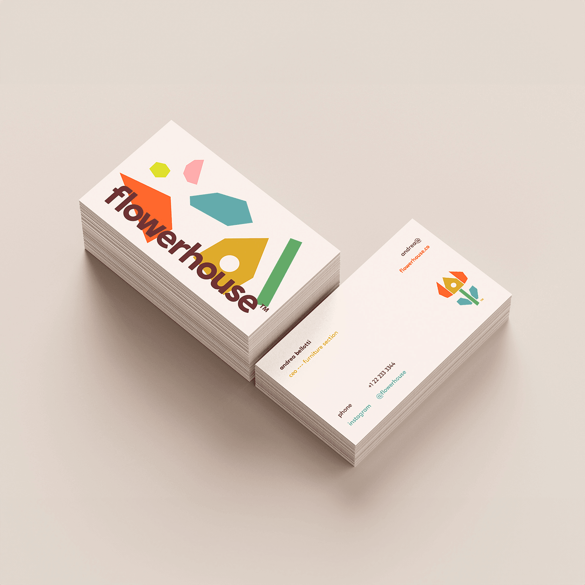 Uncoated Business Card - alternate view
