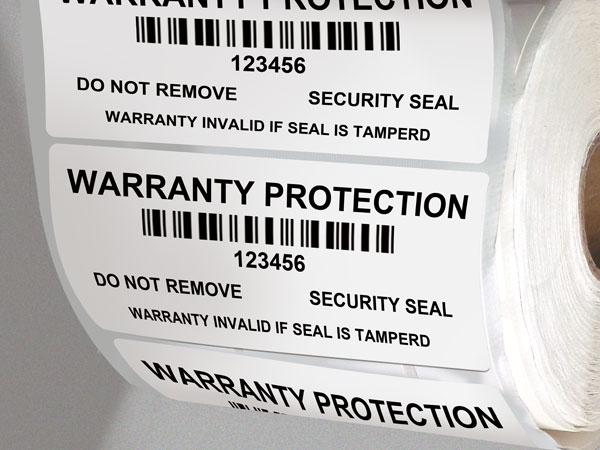 Warranty Labels