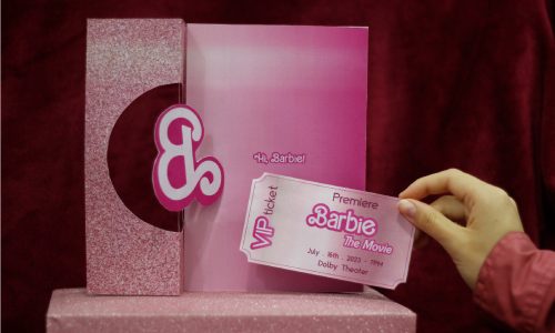 Barbie Event Invitation Card